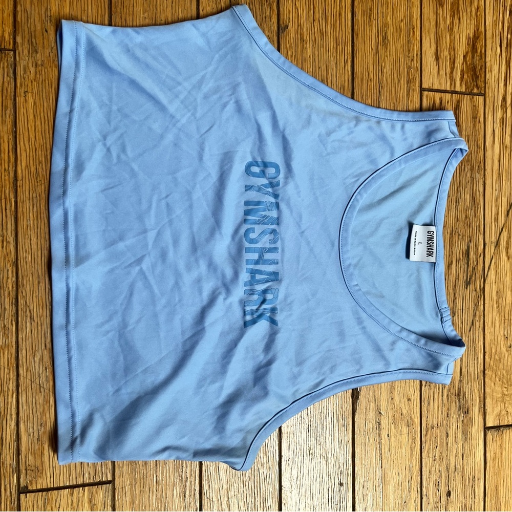 Gymshark Women's Blue Tank Top